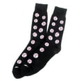 thumbnail image 2 of Men's Fun Baseball Crew Socks, Sock Size 10-13 / Shoe Size 6-12.5, Great Holiday/Birthday Gift, 2 of 4