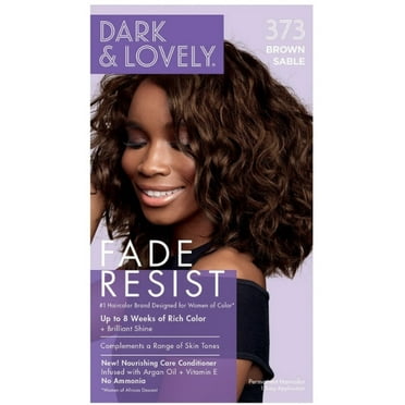 Dark and Lovely Fade Resistant Rich Conditioning Color, [373] Brown Sable, 1 ea (Pack of 4)