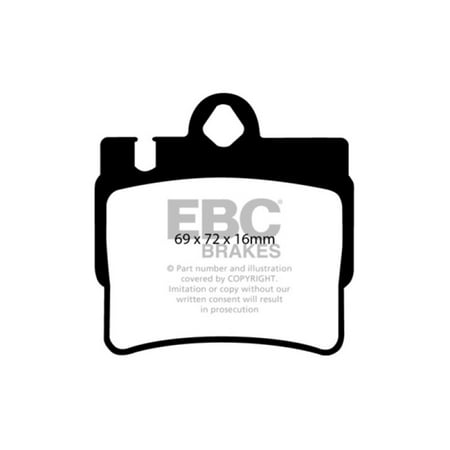 EBC Brakes Greenstuff 2000 Series Sport Brake Pad Set