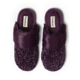 thumbnail image 3 of Dearfoams Cozy Comfort Women's Cable Knit Chenille Scuff Slippers, 3 of 6