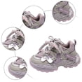 thumbnail image 6 of Toddler Boys Kids Running Shoes Winter Warm Platform Slip On Sneakers Comfortable Fleece Lined Lace Up Casual Shoes Purple Size 13.5 Little Child, 6 of 7
