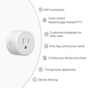 Vntub 10A White 2.4G Wi-Fi Smart Electrical Outlet