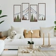 thumbnail image 6 of ESTART 4 PCS Metal Mountain and Forest Wall Art, Colorful Landscape Nature Decor for Living Room, Bedroom, or Office, 6 of 9