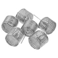 thumbnail image 4 of MOVTOTOP Panier à Engrais en Acier Inoxydable pour Jardin Argent Réutilisable Boîtes à Engrais Bonsaï 6 Pcs, 4 of 7