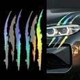 thumbnail image 4 of REFLECTIVE AUTO CAR HEADLIGHT MONSTER STICKERS Scratch Stripe Claw Vinyl Decal, 4 of 4