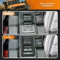 thumbnail image 3 of ALLTIMES 2PCS Car Window Lift Switch Button Trim Cover for Ford for Bronco 4 Door 2021+, Carbon Fiber Black Durable ABS, 3 of 12
