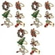 thumbnail image 1 of 18 Piezas Servilleteros de Navidad Anillos de Servilletero de Navidad Anillos para Decoración de Mesa de Cena de Fiesta Navideña, 1 of 5