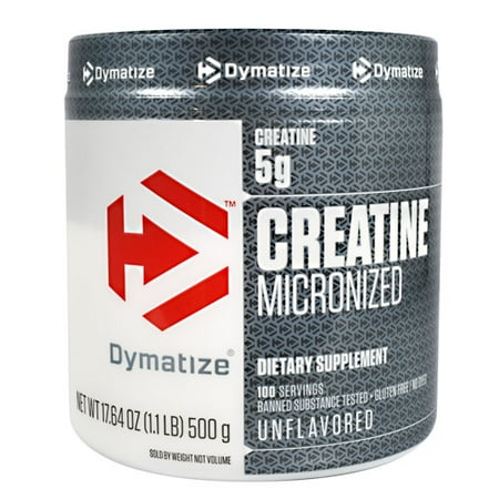 Dymatize 100% Pure Pharmaceutical Grade Creatine, 1.1 lbs