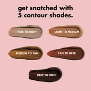 e.l.f. Halo Glow Contour Beauty Wand, Light/Medium, 0.33 fl oz