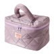 thumbnail image 1 of Bolsa de cosméticos de algodón de plumón de gran capacidad para mujer, bolsas de maquillaje para vacaciones (púrpura) Likrtyny Para Estrenar, 1 of 9