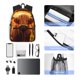 thumbnail image 4 of Fotbe Vintage Sunflower Cow B Mochila Ligera Casual para Laptop para Hombres y Mujeres, Mochila Impermeable de Uso Diario, Mochila para Universidad, 4 of 6