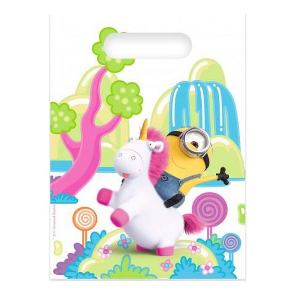 Despicable Me - Bolsas de Cotillón - Pack de 6 (Multicolor)