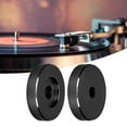 thumbnail image 1 of Accesorios para Tocadiscos, Adaptador para Tocadiscos, Adaptador de Registro de 45 rpm, Hoja de Conversión de Orificios Grandes para la Mayoría de los Discos Con Orificios, 1 of 7