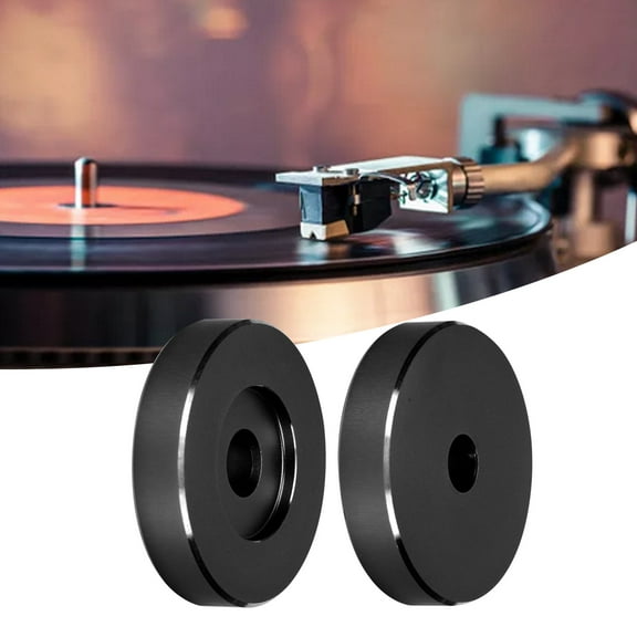Accesorios para Tocadiscos, Adaptador para Tocadiscos, Adaptador de Registro de 45 rpm, Hoja de Conversión de Orificios Grandes para la Mayoría de los Discos Con Orificios