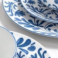 thumbnail image 6 of KINGSTONE 32-Piece Blue Floral Porcelain Dinnerware Set, Service for 8, Microwave & Dishwasher Safe, 6 of 9