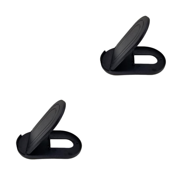 Soporte plegable para teléfono móvil y tableta Seitruly Plástico Negro 2Conjunto