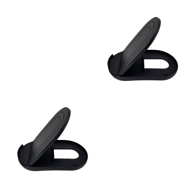 Soporte plegable para teléfono móvil y tableta Seitruly Plástico Negro 2Conjunto