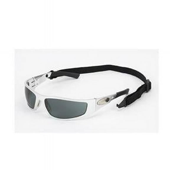 Looper Sunglasses Aluminum Chrome Metal Frame with Smoke Lens