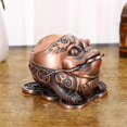 thumbnail image 4 of Toad Frog Animal Metal Ashtray for Cigarettes with Lid Decorative Windproof Smoking Ashtray (Red Copper) for Indoor and Outdoor Smokers Nice Gift for, 4 of 4