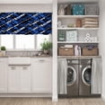 thumbnail image 5 of LALILO Kitchen Curtain Valance Bold With Short Grunge And Rod Pocket Window Curtain 52"x 18" Set of 2, 5 of 5