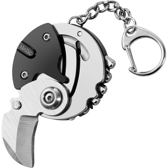 ABCISI Small Multitool Small Folding Pliers, Pocket Screwdriver with Knife, Multi Purpose Tool Includes Bits & Bottle Opener, Compact EDC Tool for Keyring, Home, Office, and Everyday Carry