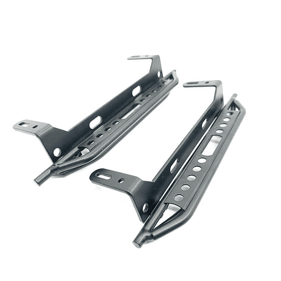 2pcs Metal Pedals Side Steel Sliders Footboard for 1/10 /TRX4/ T4 RC Crawler Car Accessories