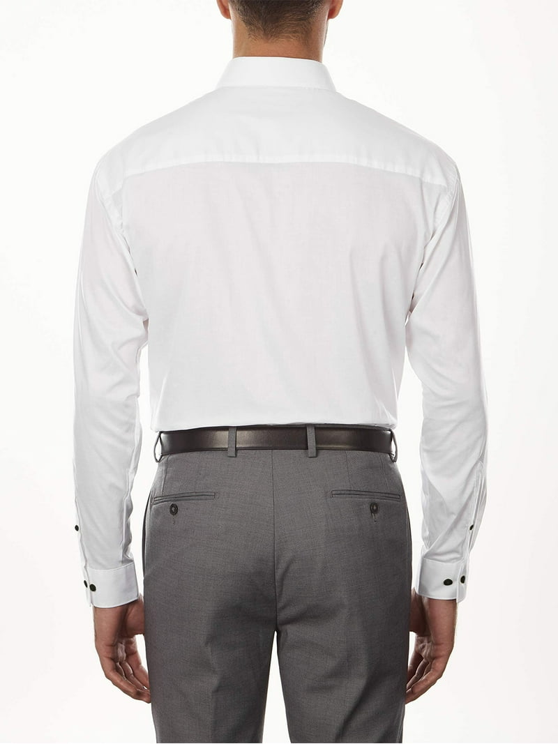 men's slim fit no iron dress shirts DAKIMOE Mens Dress Shirts Slim Fit Solid Long Sleeve Stretch Mens Button  down Shirts Wrinkle-Free No-Iron Formal Business Casual Button up Shirt,