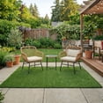 thumbnail image 1 of ECARPET Outdoor Artificial Grass Rug, Durable Faux Turf Carpet for Patio and Balcony, Green, 1 of 7