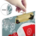 thumbnail image 4 of FMSHPON Christmas Xmas Kiss Warm Clipboard Hardboard Wood Nursing Clip Board and Pull for Standard A4 Letter 13x9 inches, 4 of 5
