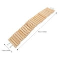 thumbnail image 2 of Toyvian Beige Wooden Ladder Bridge for Hamsters and Birds Climbing Toy, 1 Piece Small Pet Accessory, 2 of 5
