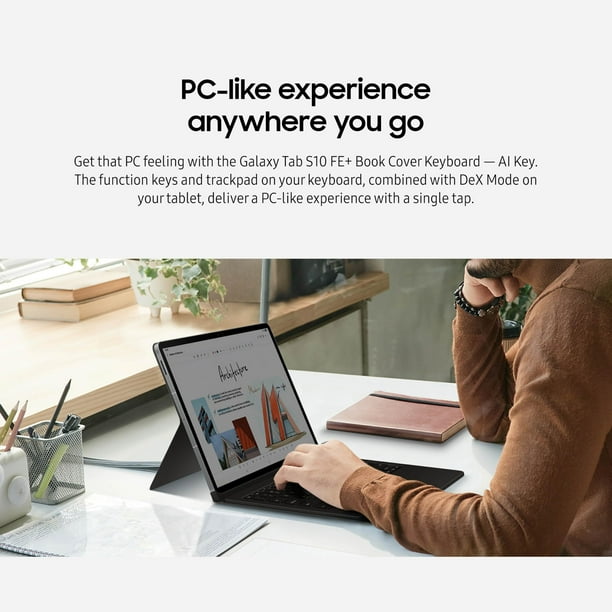 Book Cover Keyboard Samsung Galaxy Tab S10 FE+ Black - Walmart.ca