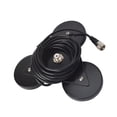 thumbnail image 2 of HYS Magnet Antenna Mount, SO239 8.8inch Triple Base W/5M(16.4ft) RG58 Coaxial Cable PL-259 Plug, 2 of 5