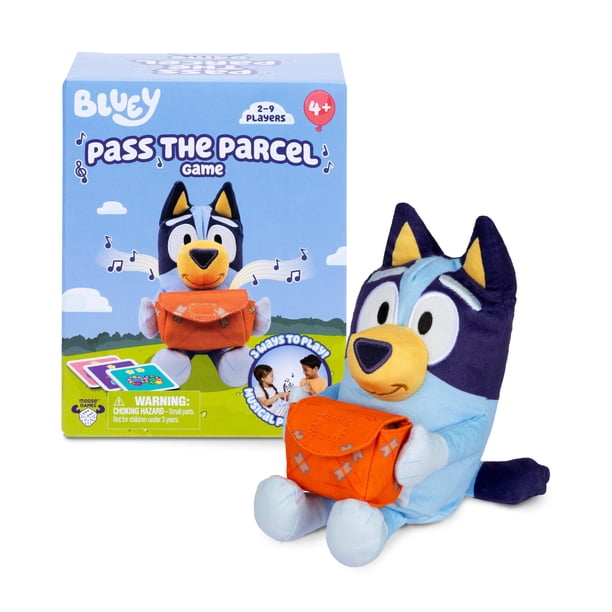 Juego Bluey Pasa el Paquete Peluche Musical 20 cm