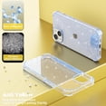 thumbnail image 4 of Funda transparente con brillo para iPhone 13, TPU delgada y suave Svanove, 4 of 7