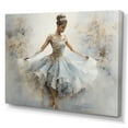 thumbnail image 2 of Designart "Dancing in Blue Ballet II" Entertainment Canvas Art Print, 2 of 5