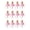 Pink, variant on LBGAJGS 12pc DIY Lipstick Base Storage Container, Hollow See Through Tube for Lip Gloss and Rouge, Empty Cosmetic Tubes