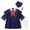 Navy, variant on Girls Academic Formal Preschool and Kindergarten Graduation Gown Cap Tassel Set Grad Gift 5-6 Years