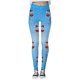 thumbnail image 1 of Gibobby Pantalones deportivos mujer Leggings estampados de copa de con de nieve navideños para mujer para una elegancia deportiva(Azul,XG), 1 of 4