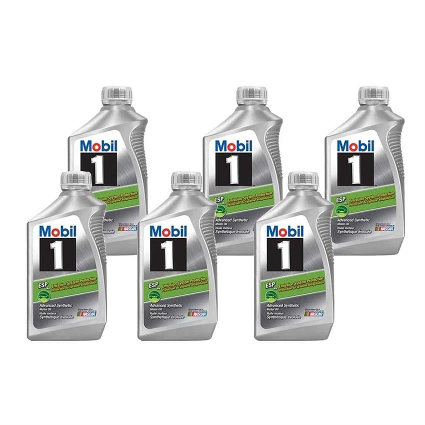 Mobil 1 124044 ESP 5W-30 Full Synthetic Motor Oil, 6 Quarts - Walmart.com