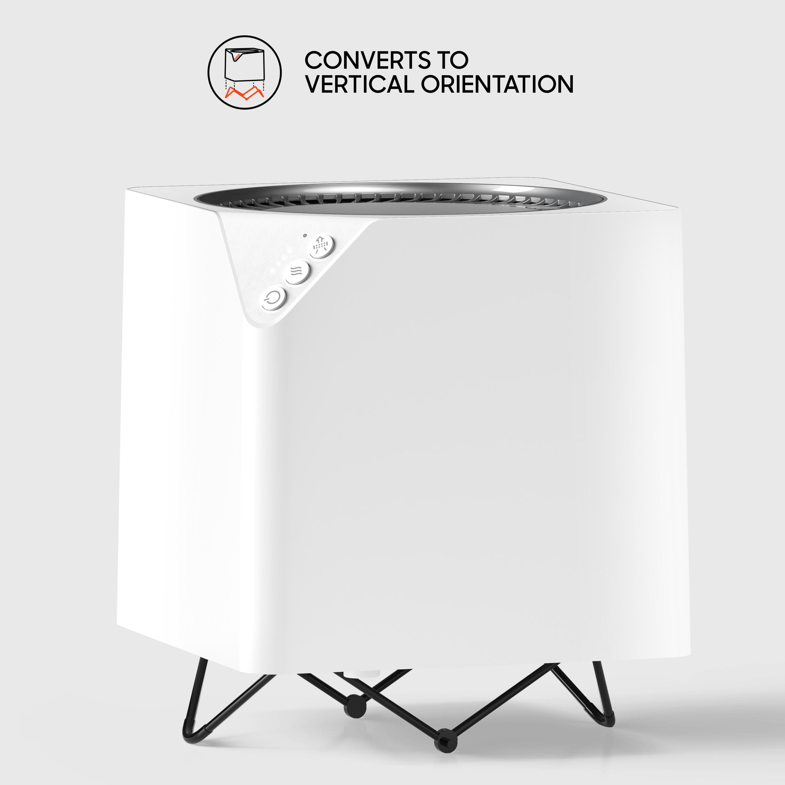 Sharper Image True HEPA Air Purifier, Covers up to 95 Sq. feet, White (New)