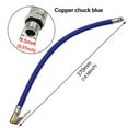 thumbnail image 1 of BTOER Air Compressors Inflatable Tube Air Rubber Hose Car Tyre Compressor Pipe Inflator Pipe 370mm Air Compressor Accessories, 1 of 9