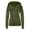 Green#9527, variant on BOOMNY Women's Long Sleeve Hoodies Solid Pullover Hoodie for Women Trendy Zip Up Casual Fall Winter Hooded Sweatshirts With Pocket