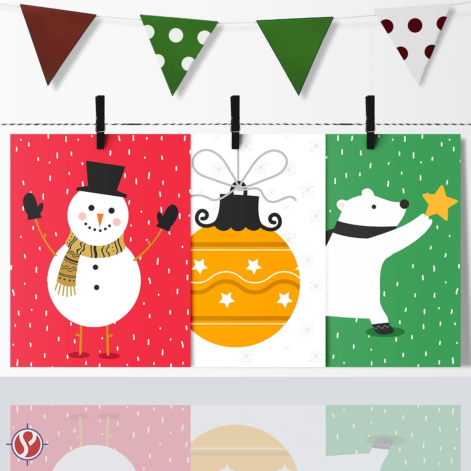 Holiday Christmas Colored Card Stock Paper, Red, Green & White 8.5 x 11" Cardstock for Greetings, Gift Tags, Art & Crafts, Invitations & Announcements | 25 Red, 25 Green, 50 White (100 Sheets Total)