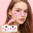thumbnail image 1 of Waterproof Tattoo Stickers Cute Sweet And Spicy Girl Face Stickers Party Makeup Festival Dance Tattoo Stickers Halloween Makeup, 1 of 4