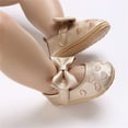 thumbnail image 2 of nvzhuang Infant Baby Girls  Shoes, Bowknot Non-Slip Adorable Shine Surface Baby Booties, 2 of 9