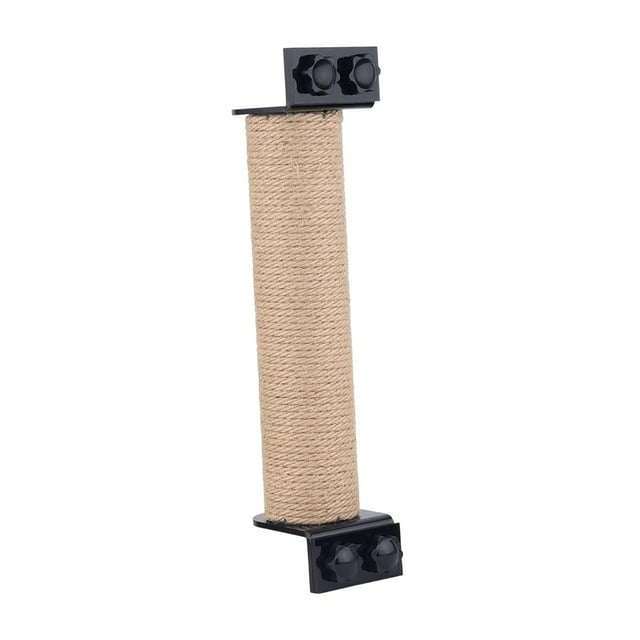 Milaget Cat Scratch Post Climbing Sisal Rope Scratcher Wall Mounted Cat Scratch Post for M jute