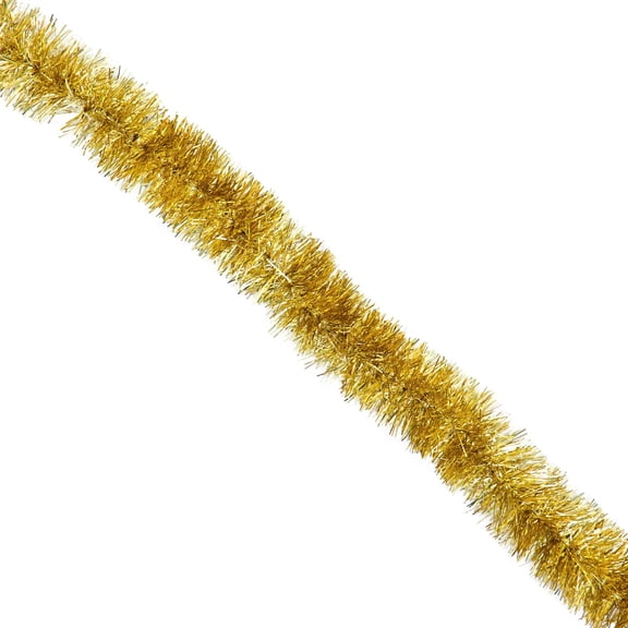 Tinsel Christmas Garland, Gold, 15', by Holiday Time