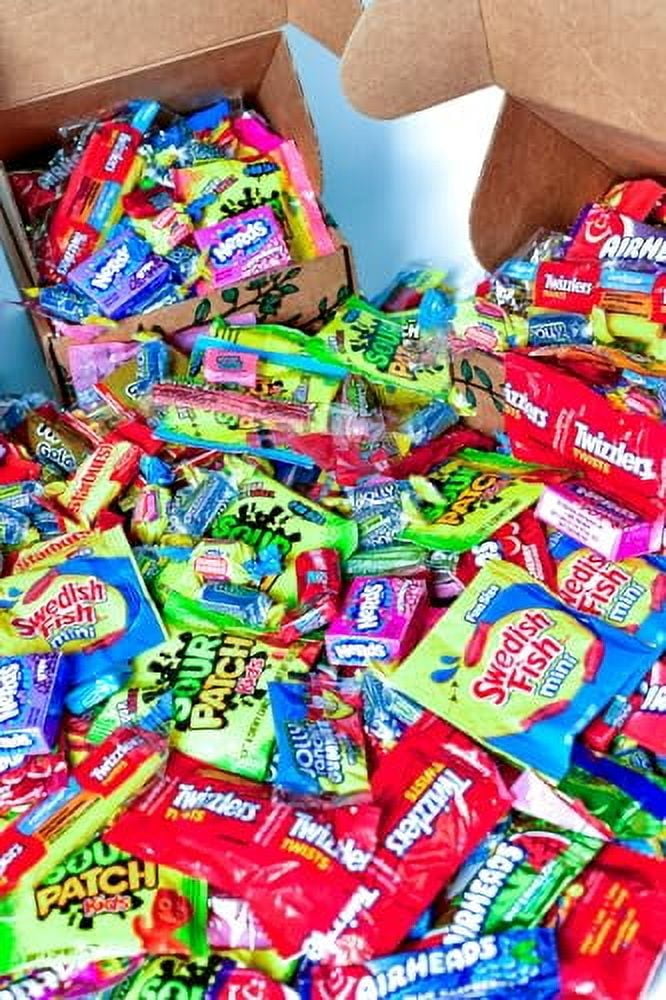 Assorted Bulk Candy Variety Pack-10 Flavors 5 Lbs Individually Wrapped Mixed Candy, Pinata Candy Bags, Fruit Mix Candy Packs For Classroom, Office, Birthday Parties, Kids, College Students & Adults