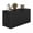 Black, variant on Uforic 80 Gallon Resin Deck Box,Outdoor Storage Box with Lockable lid for Patio Furniture, Waterproof,Dark Brown