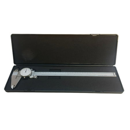 Reading Dial Caliper - 12'' / 300MM Dual Reading Dial Caliper Shockproof Scale Metric SAE Standard INCH